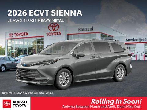 Toyota Sienna Hybrid XLE FWD 8 PASSENGER 2026