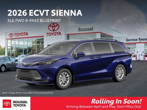 Toyota Sienna Hybrid XLE FWD 8 PASSENGER 2026