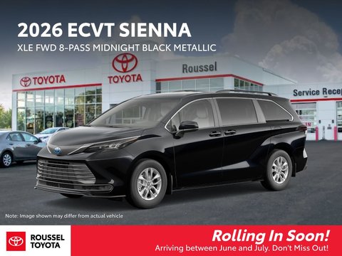 2026 Toyota Sienna Hybrid XLE FWD 8 PASSENGER
