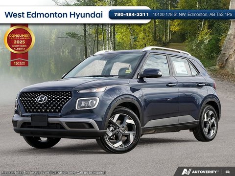 2026 Hyundai Venue Ultimate - Denim interior <br>
        Front Wheel Drive