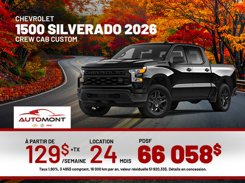 Chevrolet 1500 Silverado 2026