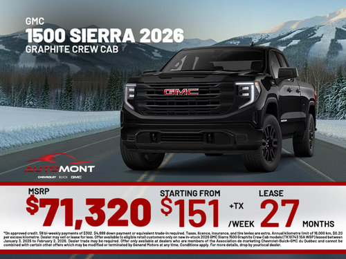 GMC 1500 Sierra Graphite Crew Cab 2026