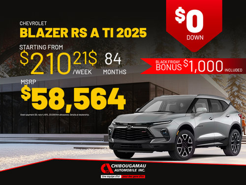 Chevrolet Blazer RS A TI 2025