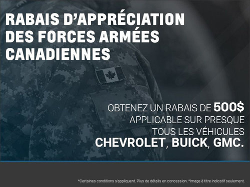 Rabais d'appréciation des Forces armées canadiennes