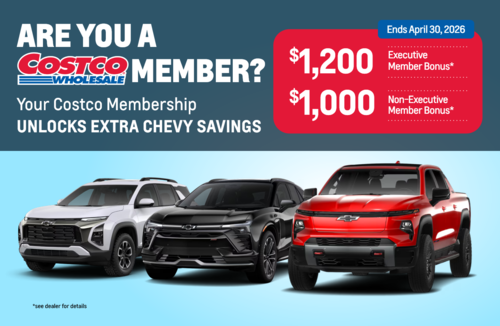 Costco Members can Unlock Chevy Savings!