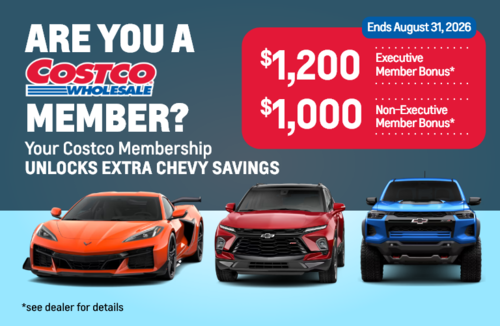 Costco Members can Unlock Chevy Savings!