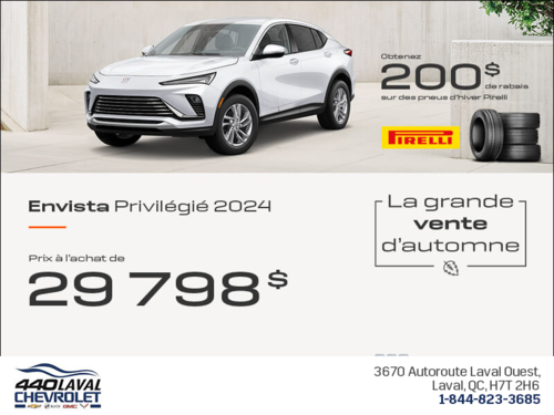 Procurez-vous la Buick Envista 2024