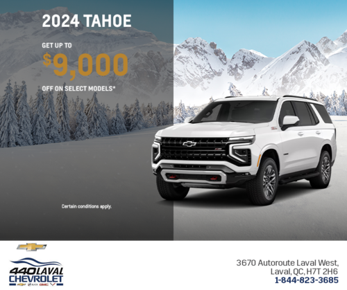 Get the 2024 Chevrolet Tahoe