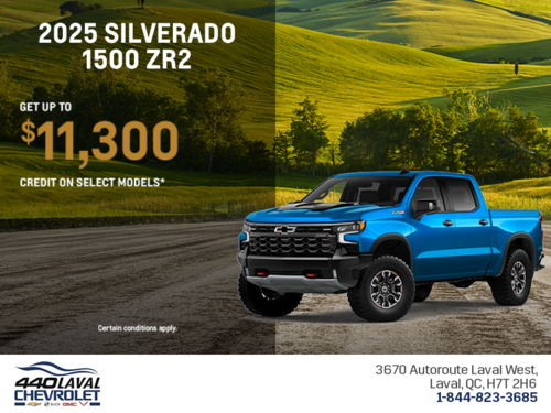 Get the 2025 Chevrolet Silverado 1500 ZR2