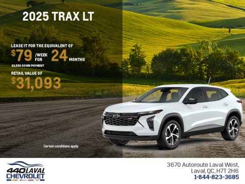 Get the 2025 Chevrolet Trax