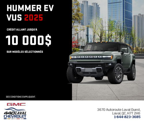 Le GMC Hummer EV VUS 2025