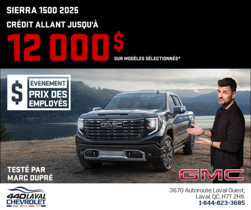 Le GMC Sierra 1500 2025