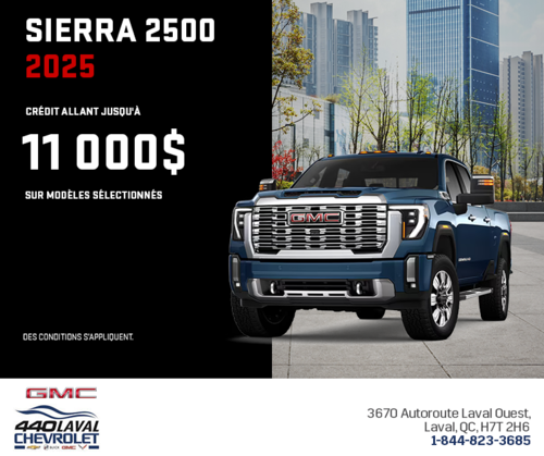 Le GMC Sierra 2500 2025