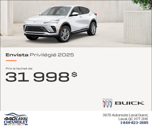 Procurez-vous la Buick Envista 2025