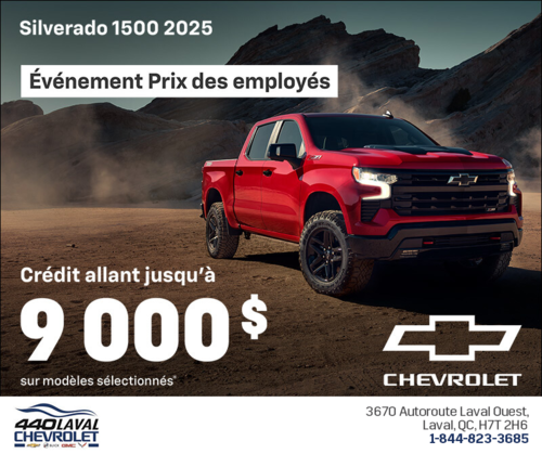 Procurez-vous le Chevrolet Silverado 1500 2025