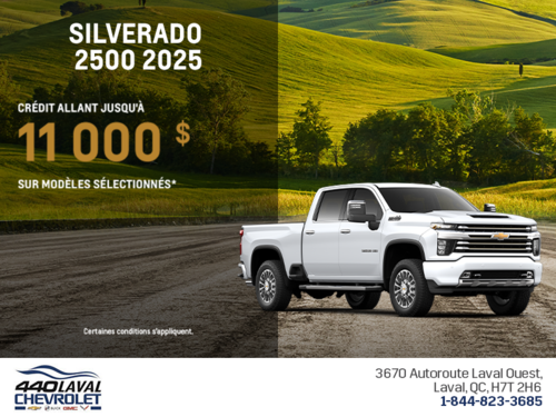 Procurez-vous le Chevrolet Silverado 2500 2025
