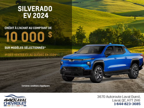 Procurez-vous le Chevrolet Silverado EV 2024