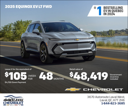 Get the 2025 Chevrolet Equinox EV
