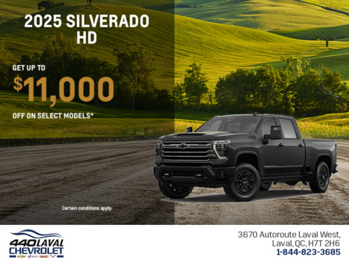 Get the 2025 Chevrolet Silverado HD