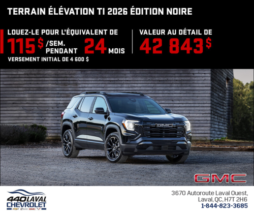 Le GMC Terrain 2026