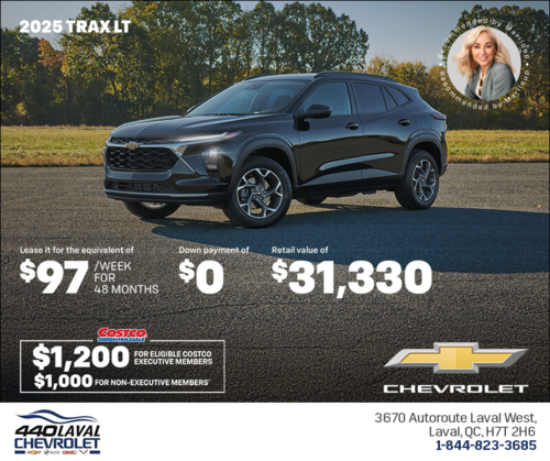 Get the 2025 Chevrolet Trax LT
