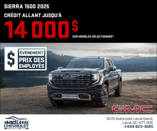 Le GMC Sierra 1500 2025