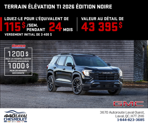 Le GMC Terrain 2026