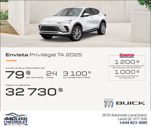 Procurez-vous la Buick Envista 2025