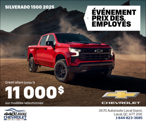 Procurez-vous le Chevrolet Silverado 1500 2025