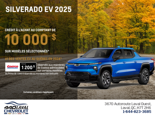 Procurez-vous le Chevrolet Silverado EV 2025