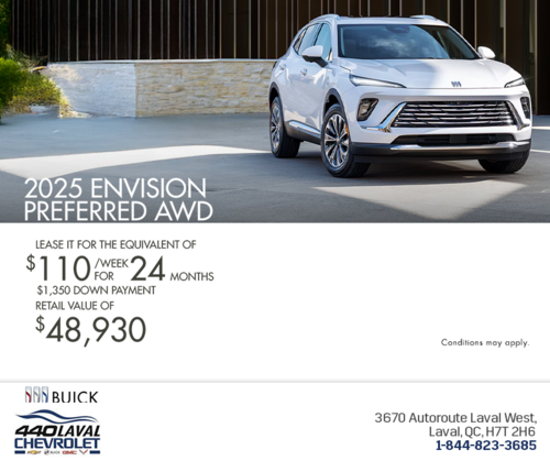 Get the 2025 Buick Envision Preferred AWD