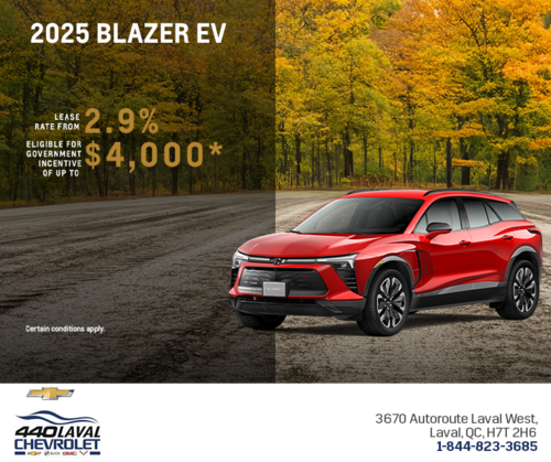 Get the 2025 Chevrolet Blazer EV