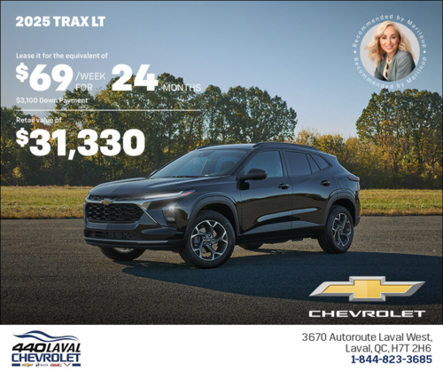 Get the 2025 Chevrolet Trax LT