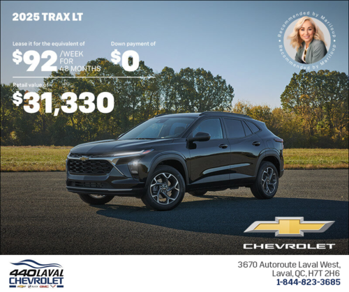 Get the 2025 Chevrolet Trax LT