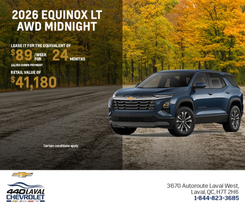 Get the 2026 Chevrolet Equinox LT AWD