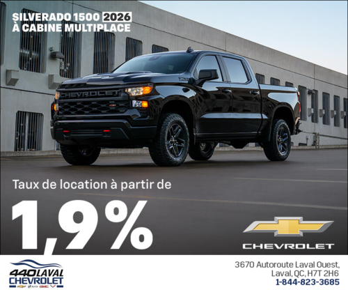 Procurez-vous le Chevrolet Silverado 1500 2026