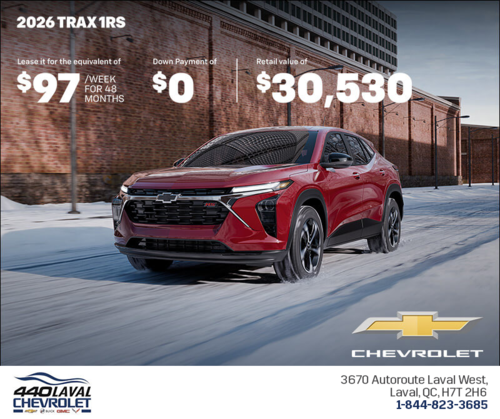 Get the 2026 Chevrolet Trax