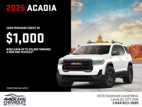 The 2025 GMC Acadia