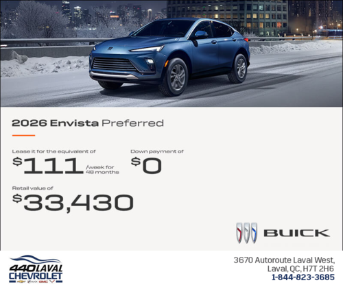 Get the 2026 Buick Envista