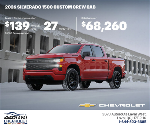 Get the 2026 Chevrolet Silverado 1500