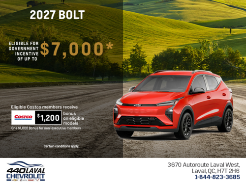 Get the 2027 Chevrolet Bolt