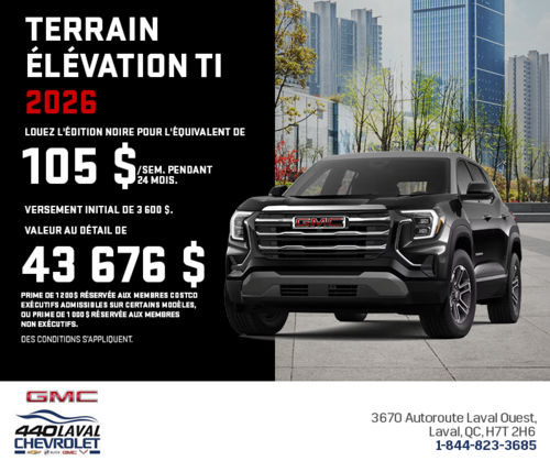Le GMC Terrain 2026