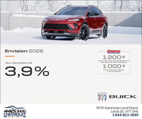 Procurez-vous la Buick Envision 2026