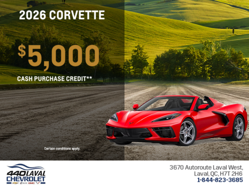 Get the 2026 Chevrolet Corvette