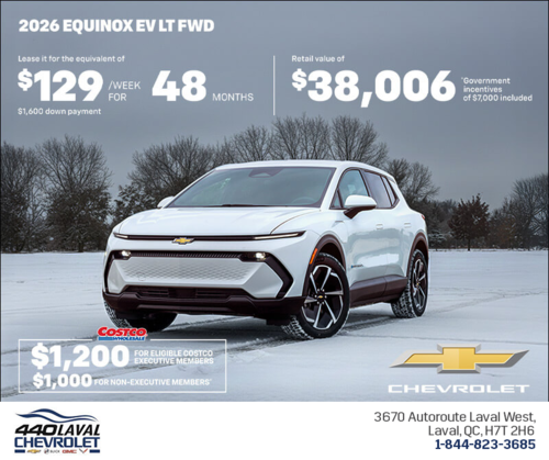 Get the 2026 Chevrolet Equinox EV