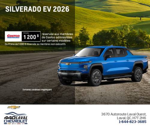 Procurez-vous le Chevrolet Silverado EV 2026