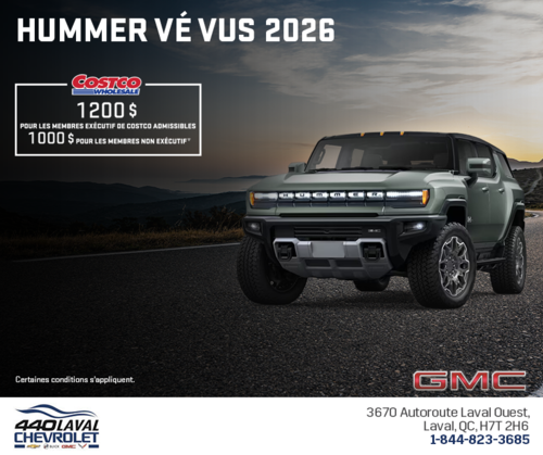 Le GMC Hummer VÉ VUS 2026