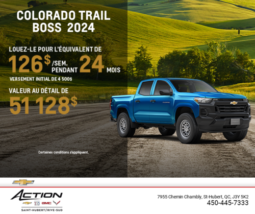 Le Chevrolet Colorado 2024