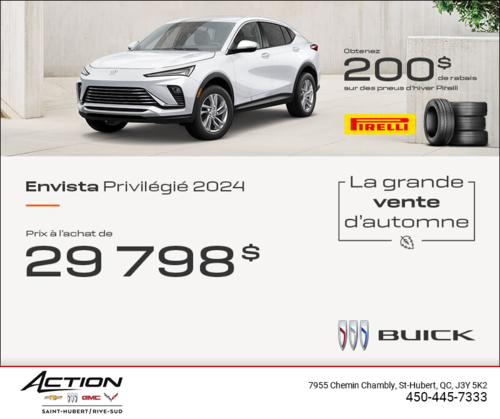 Procurez-vous la Buick Envista 2024