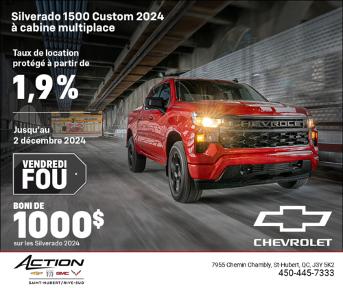 Procurez-vous le Chevrolet Silverado 1500 2024